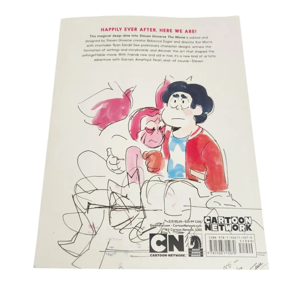 The Art Of Steven Universe The Movie Book Soft Cover Cartoon Network LIKE NEW - Picture 4 of 8
